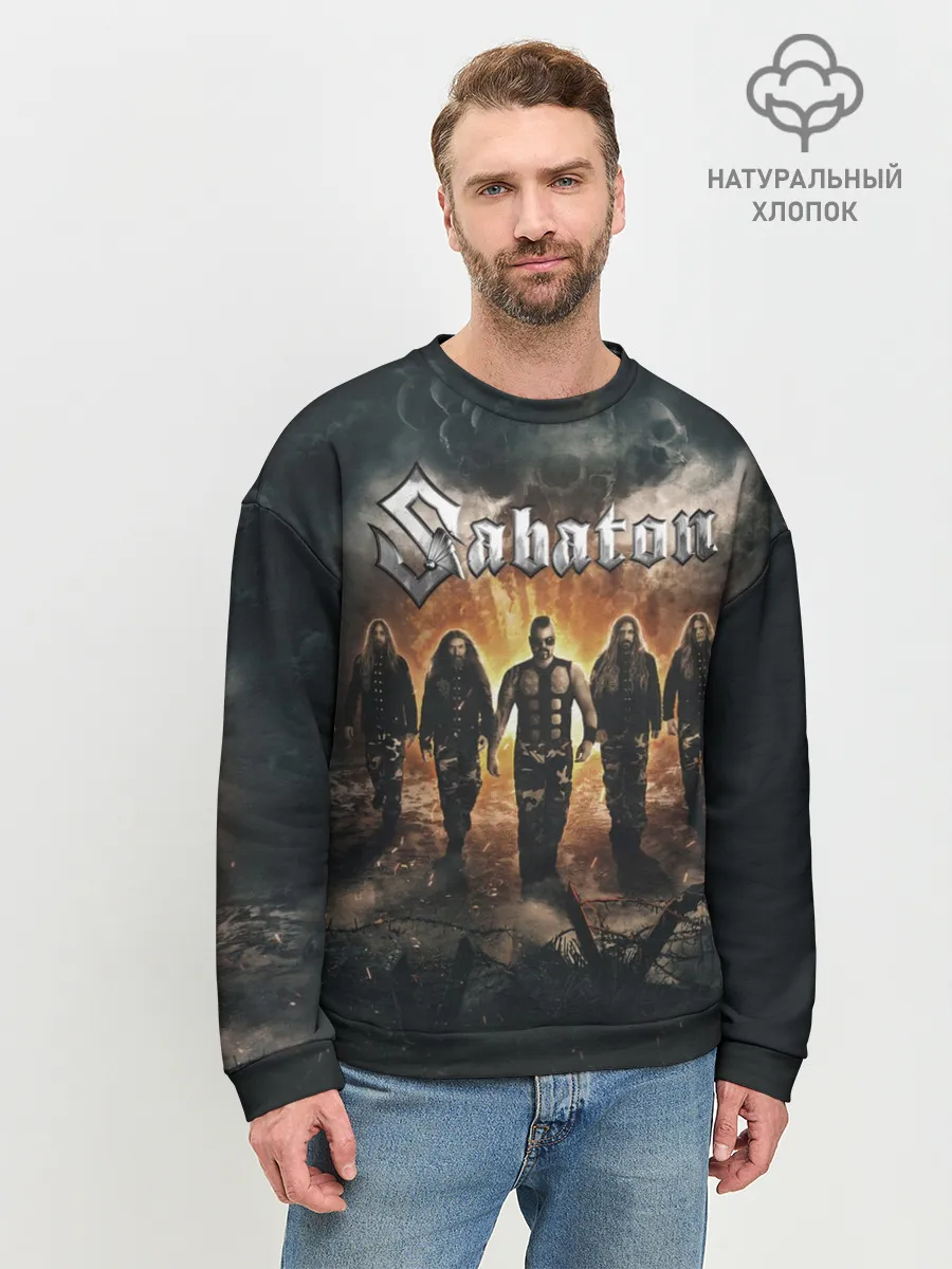 Мужской свитшот базовый / Sabaton Band