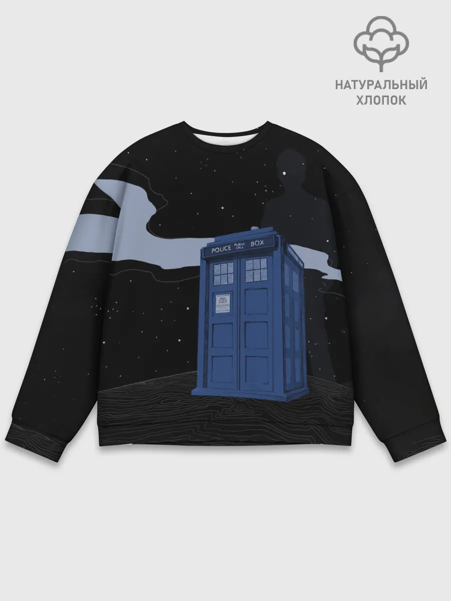 Мужской свитшот базовый / ТАРДИС