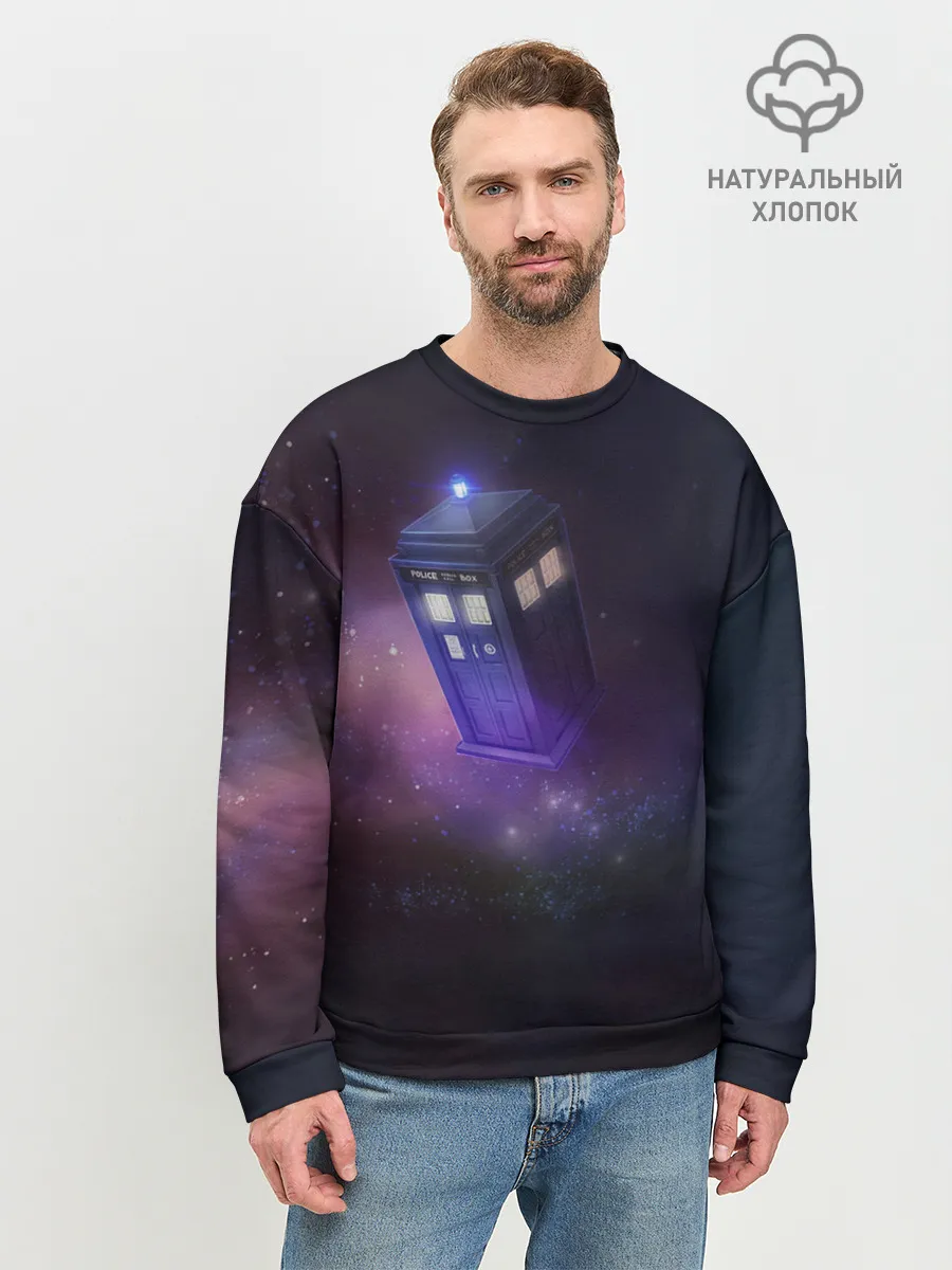 Мужской свитшот базовый / TARDIS