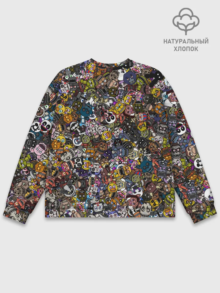 Мужской свитшот базовый / FNaF стикербомбинг
