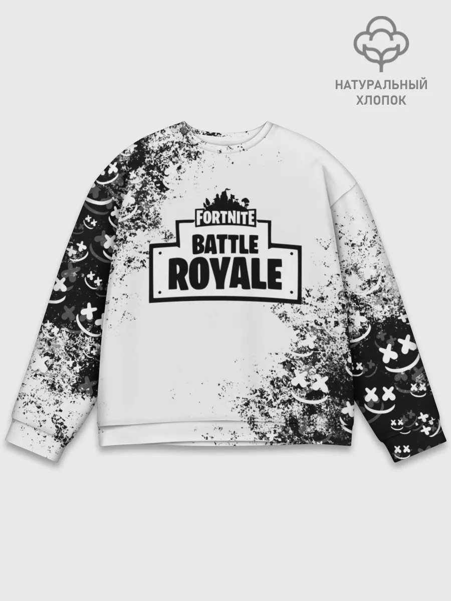 Мужской свитшот базовый / Fortnite & Marshmello