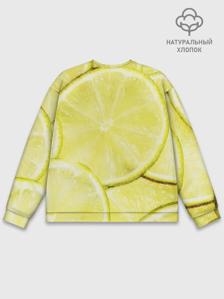 Мужской свитшот базовый / Лайм