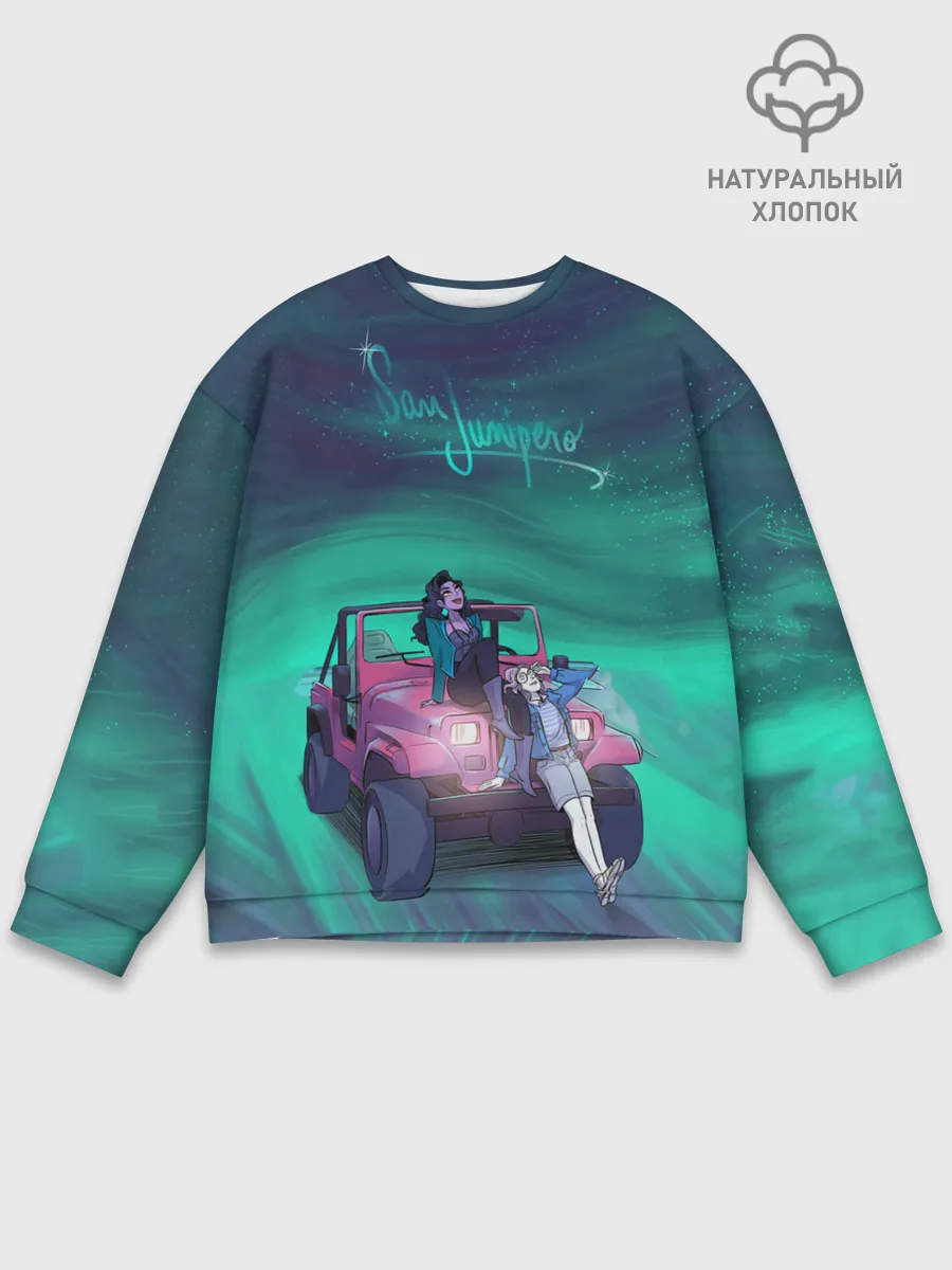 Мужской свитшот базовый / ЧЕРНОЕ ЗЕРКАЛО