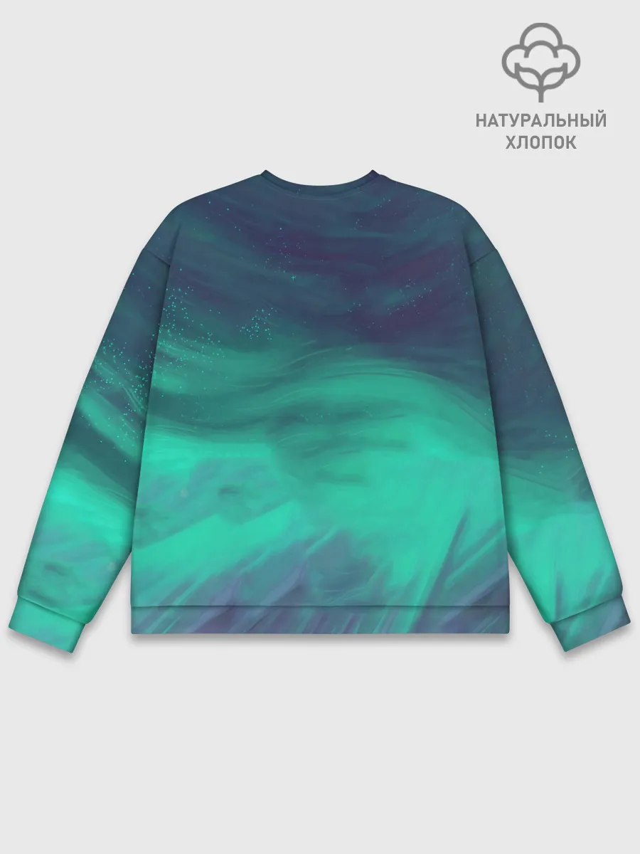 Мужской свитшот базовый / ЧЕРНОЕ ЗЕРКАЛО