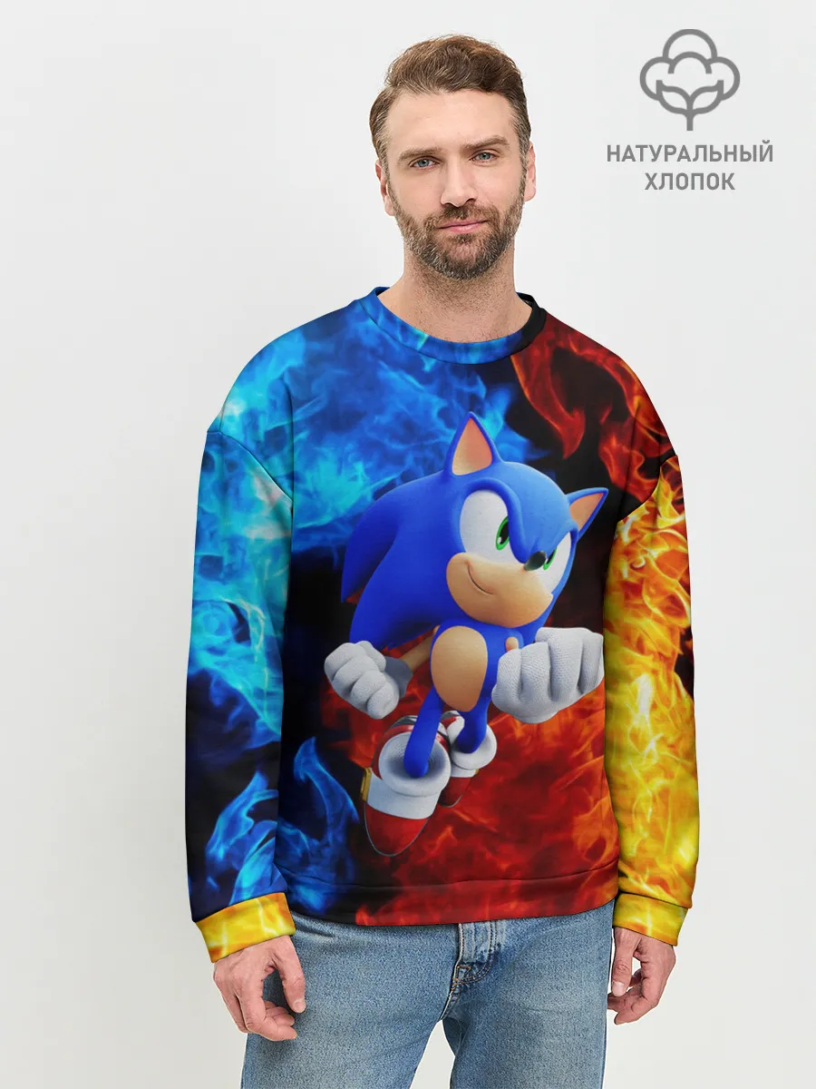 Мужской свитшот базовый / SONIC