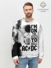 Мужской свитшот базовый / Im on the highway to hell AC/DC