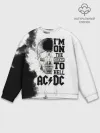 Мужской свитшот базовый / Im on the highway to hell AC/DC