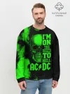 Мужской свитшот базовый / Im on the highway to hell AC/DC