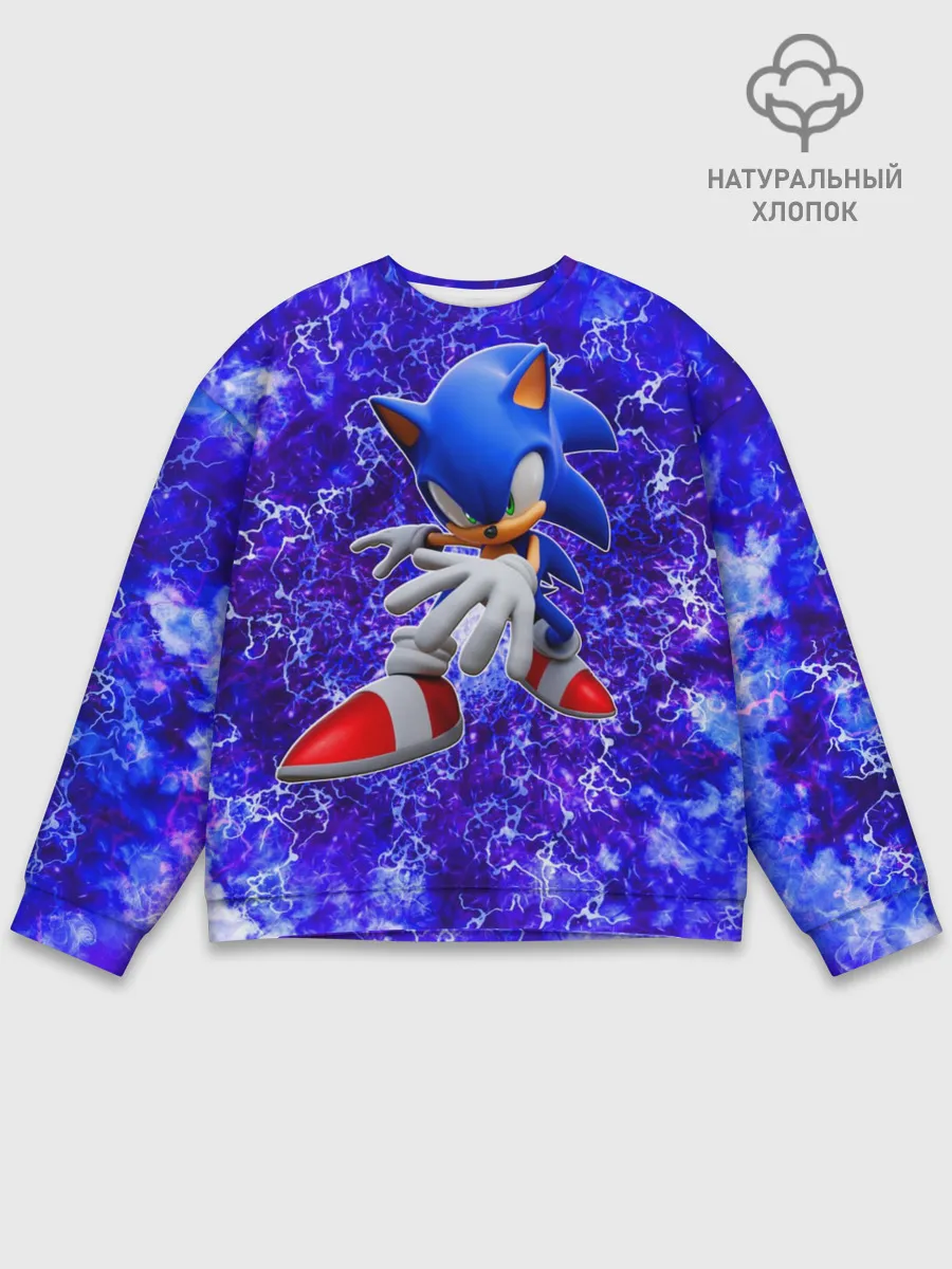 Мужской свитшот базовый / Sonic | Молнии