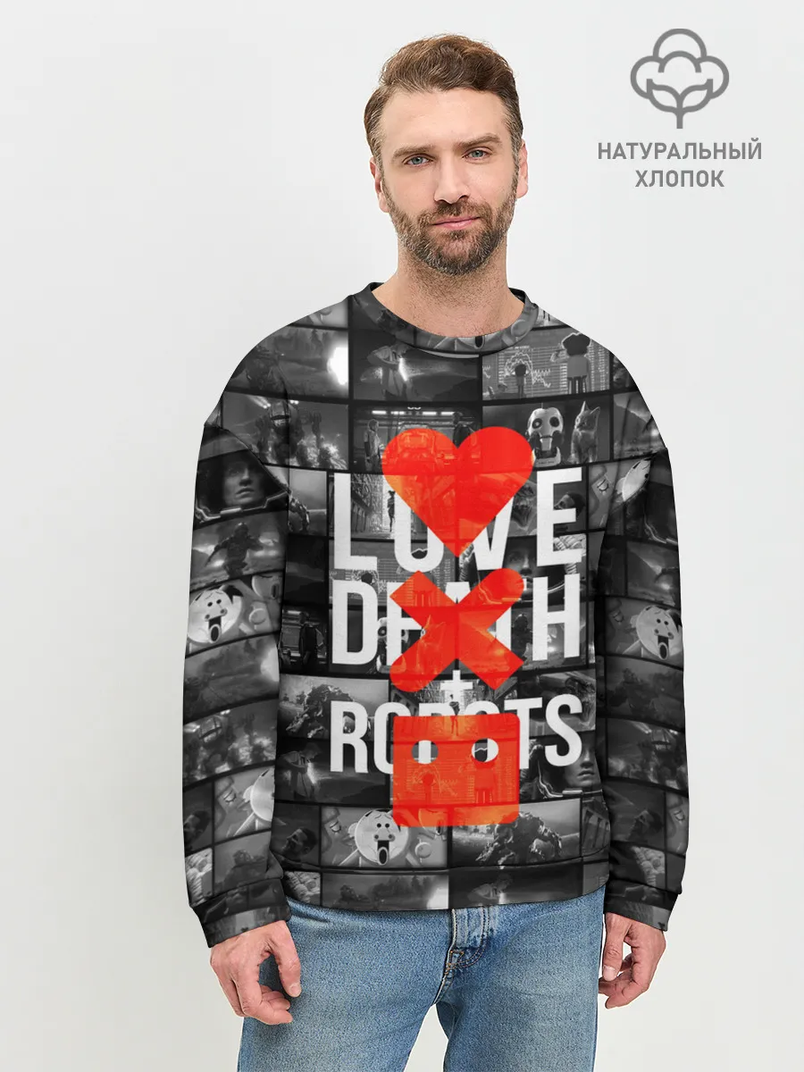 Мужской свитшот базовый / LOVE DEATH ROBOTS