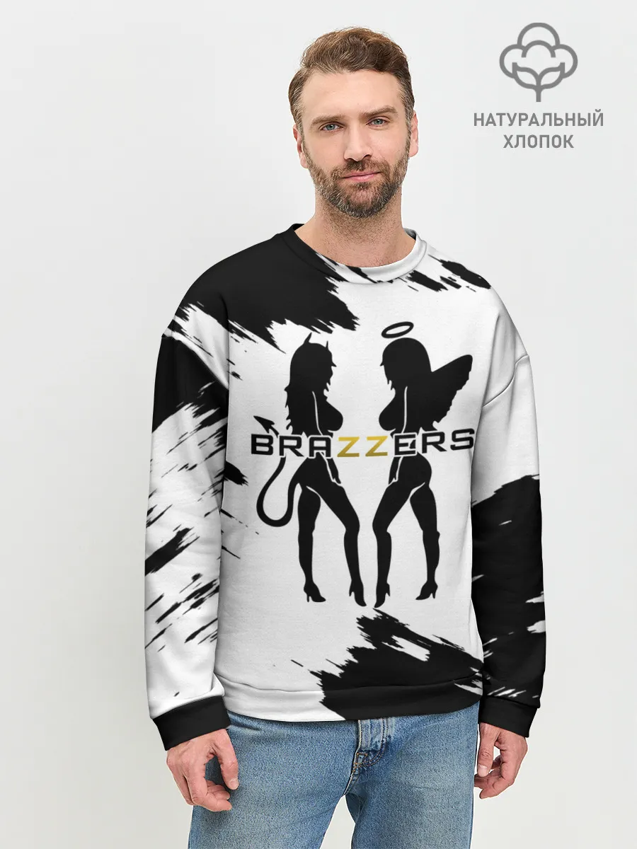 Мужской свитшот базовый / Brazzers