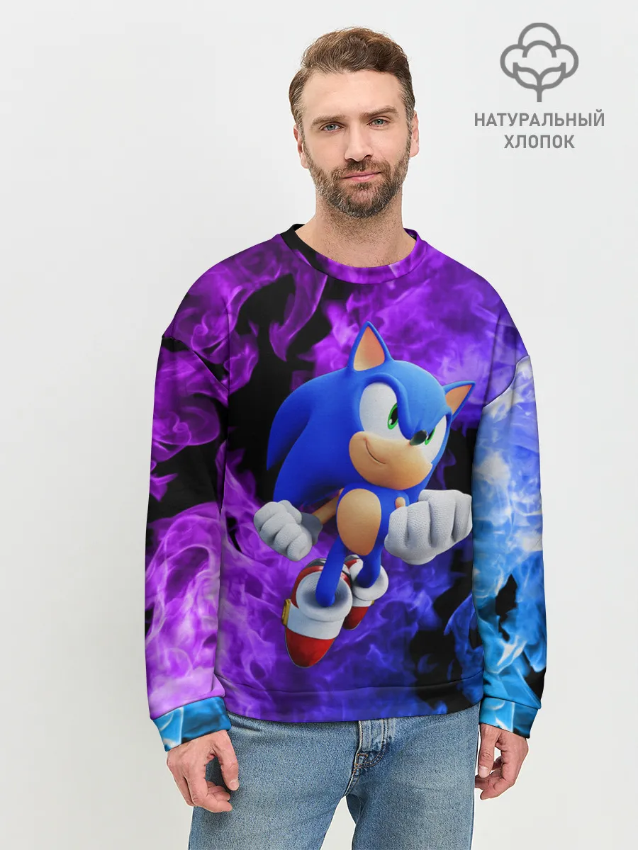 Мужской свитшот базовый / SONIC