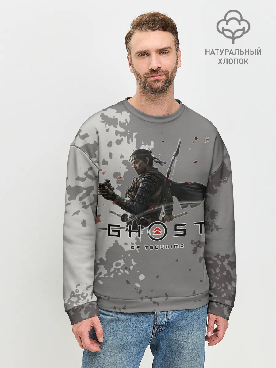 Мужской свитшот базовый / Ghost of Tsushima