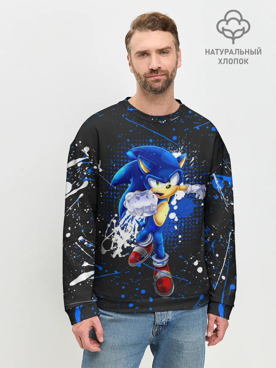 Мужской свитшот базовый / SONIC