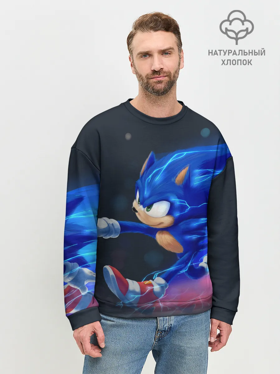 Мужской свитшот базовый / SONIC