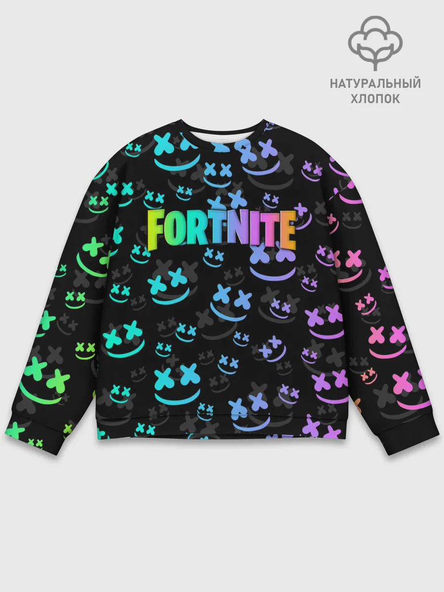 Мужской свитшот базовый / Fortnite & Marshmello