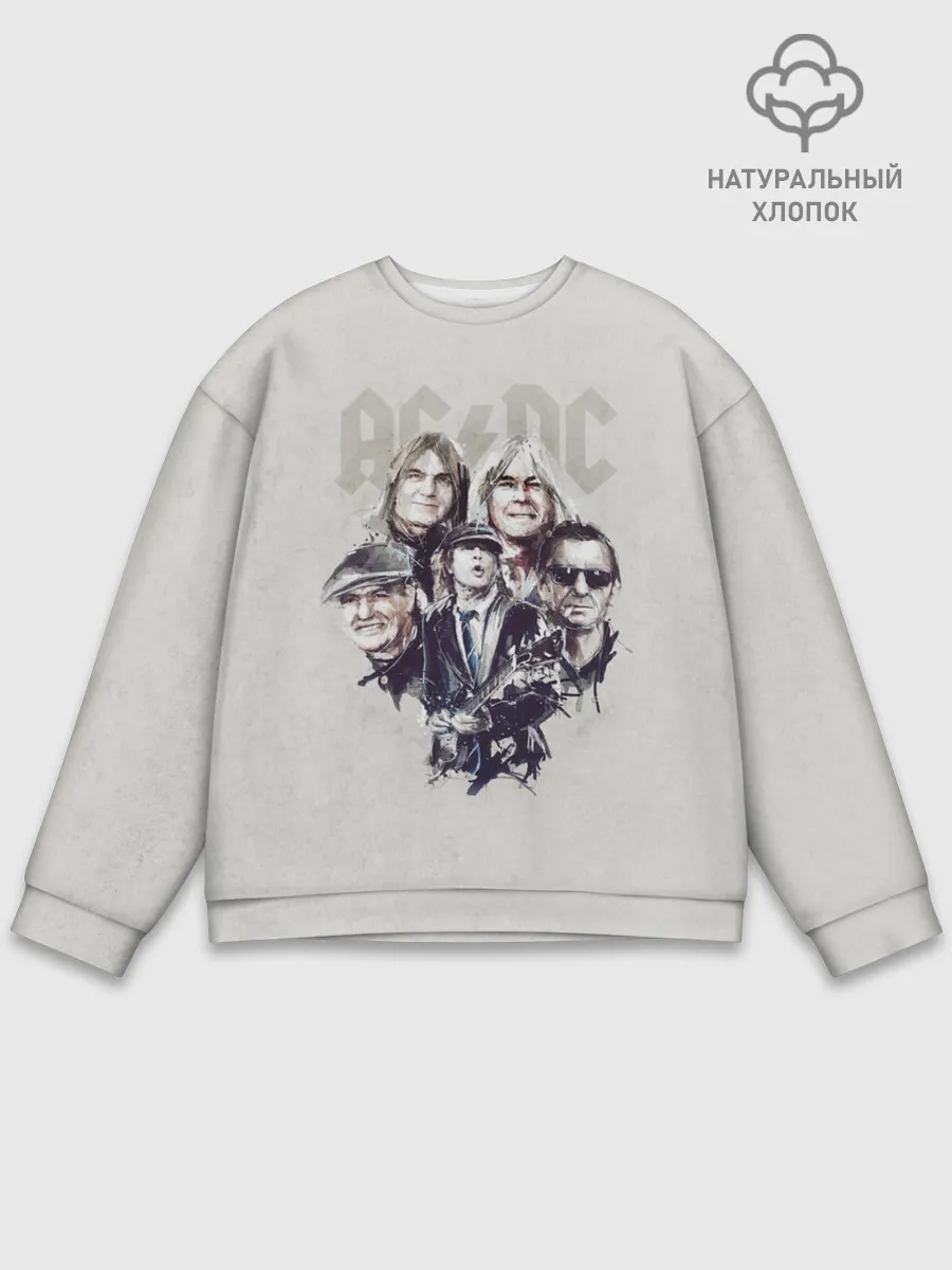 Мужской свитшот базовый / AC/DC