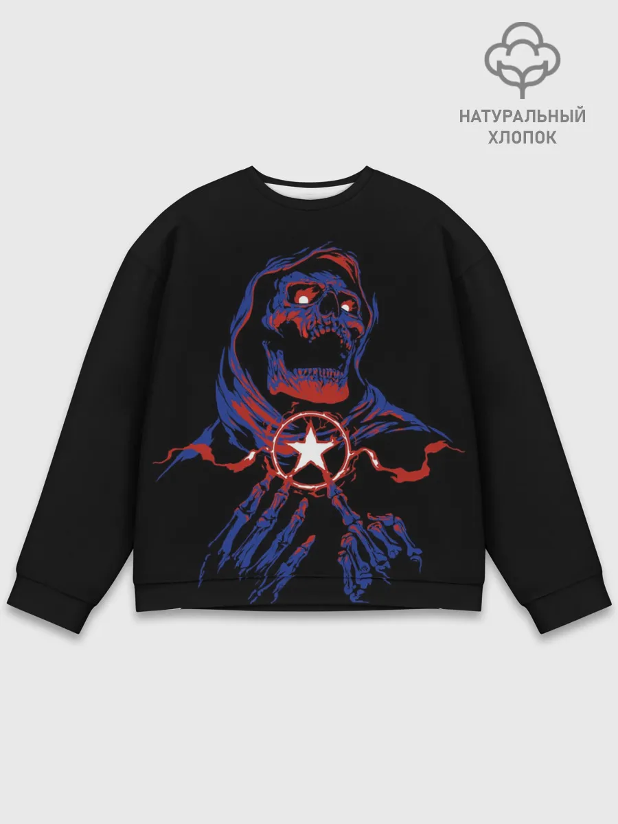 Мужской свитшот базовый / Skull Sum41