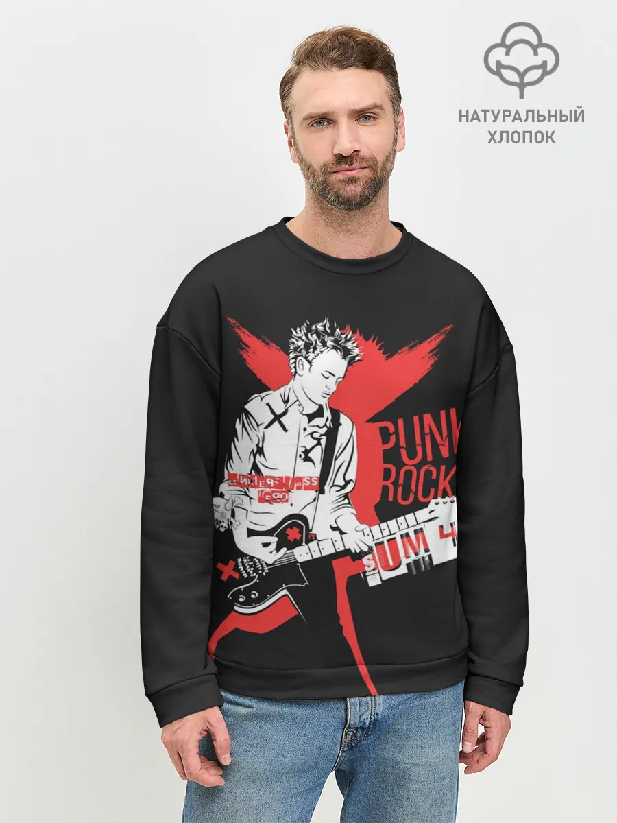 Мужской свитшот базовый / Punk-rock