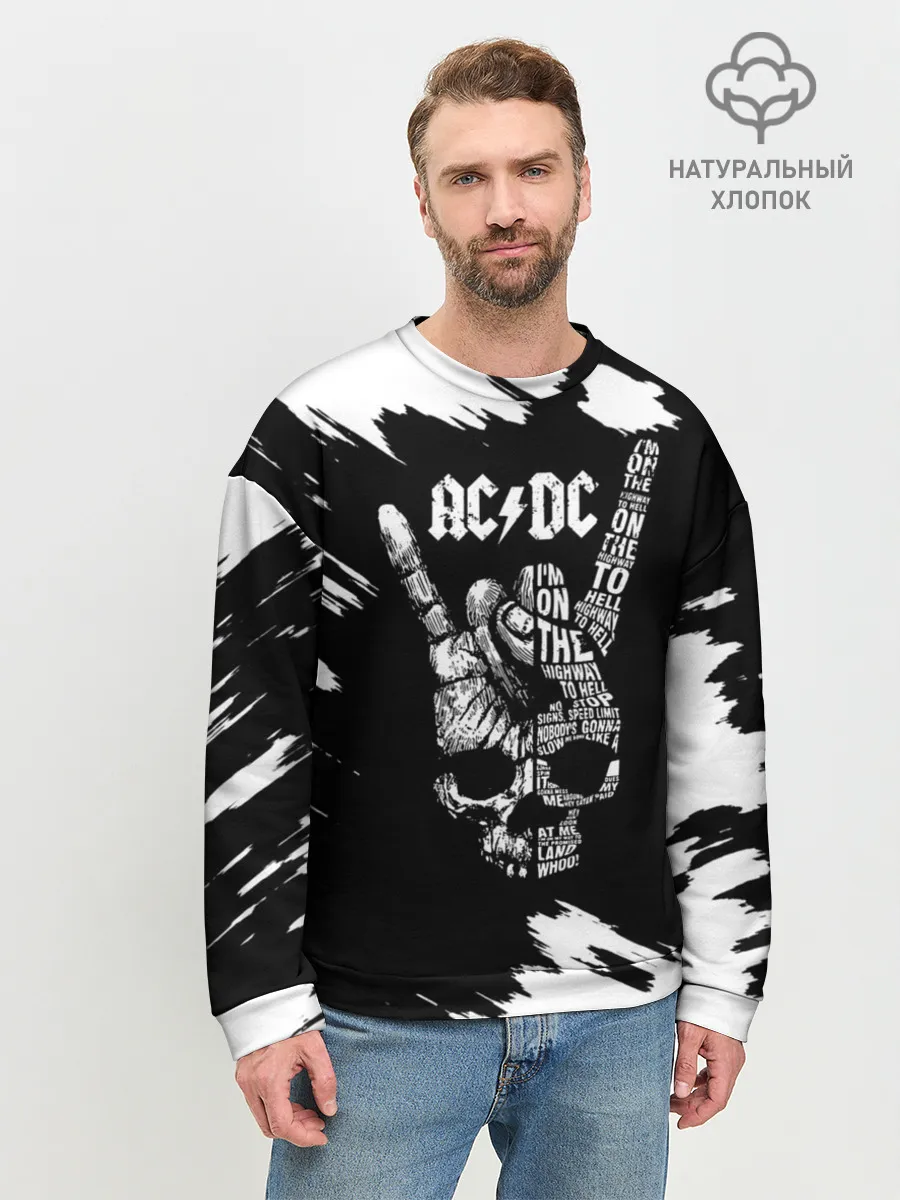 Мужской свитшот базовый / AC/DC
