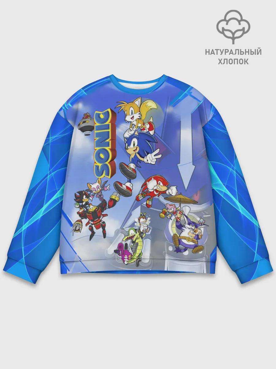 Мужской свитшот базовый / Sonic