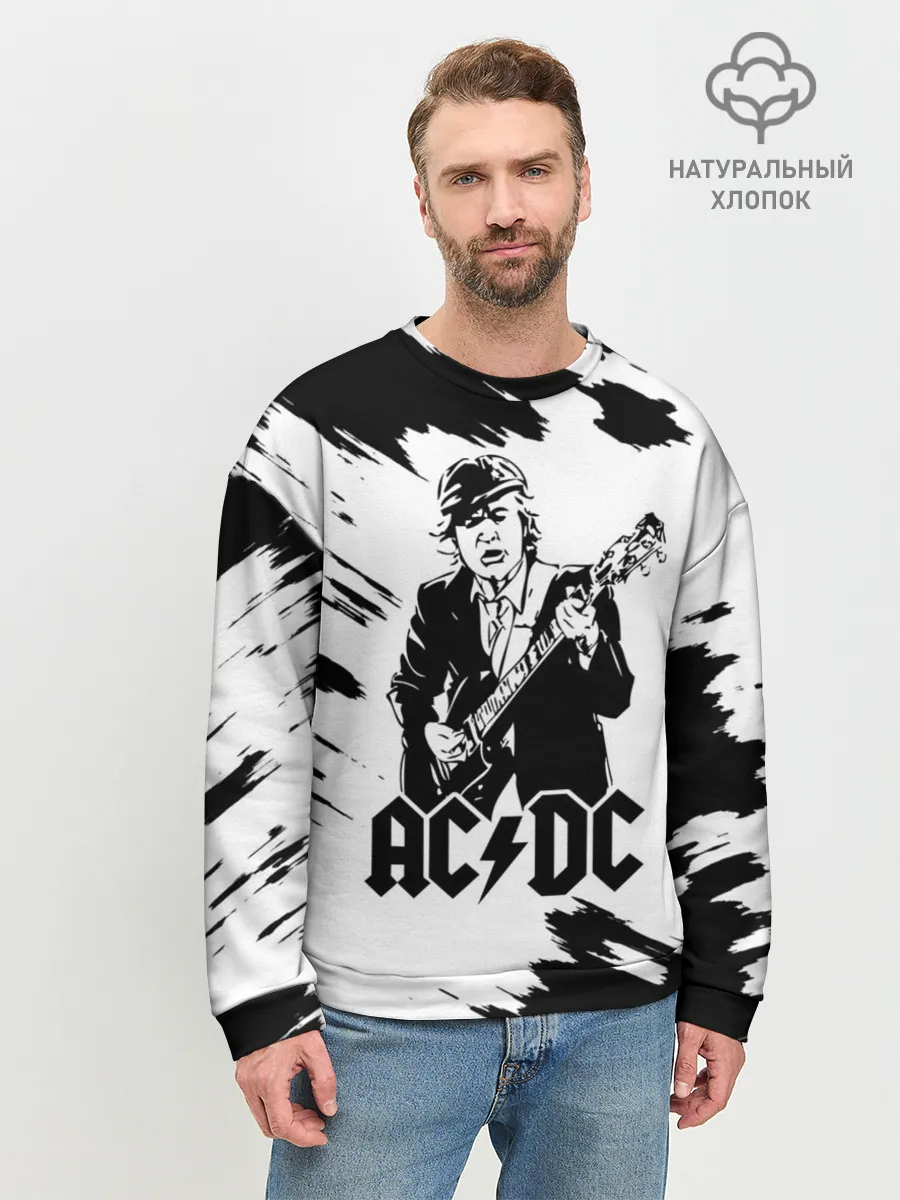 Мужской свитшот базовый / AC/DC