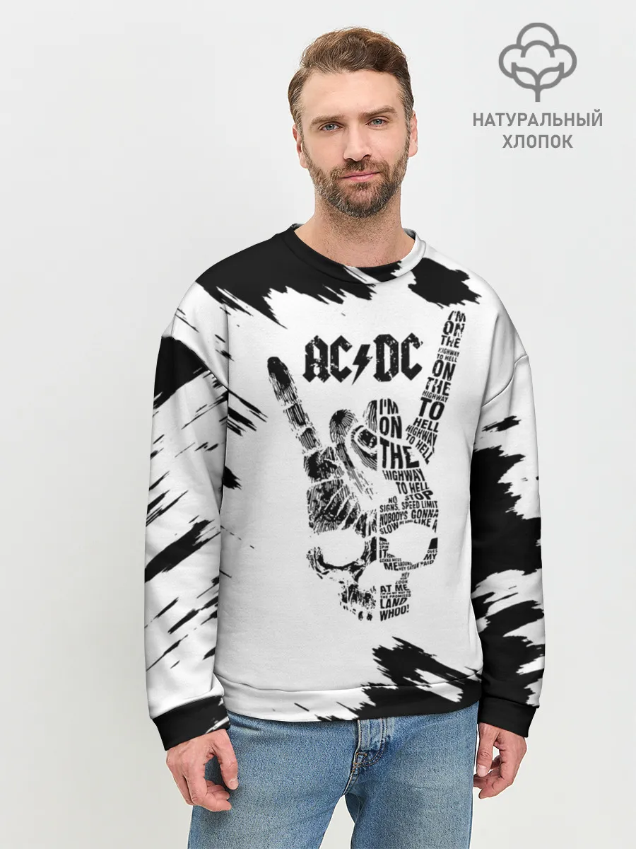 Мужской свитшот базовый / AC/DC