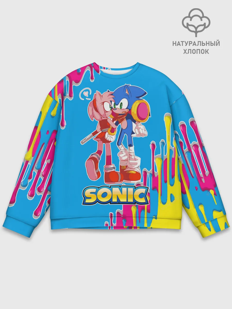 Мужской свитшот базовый / Sonic