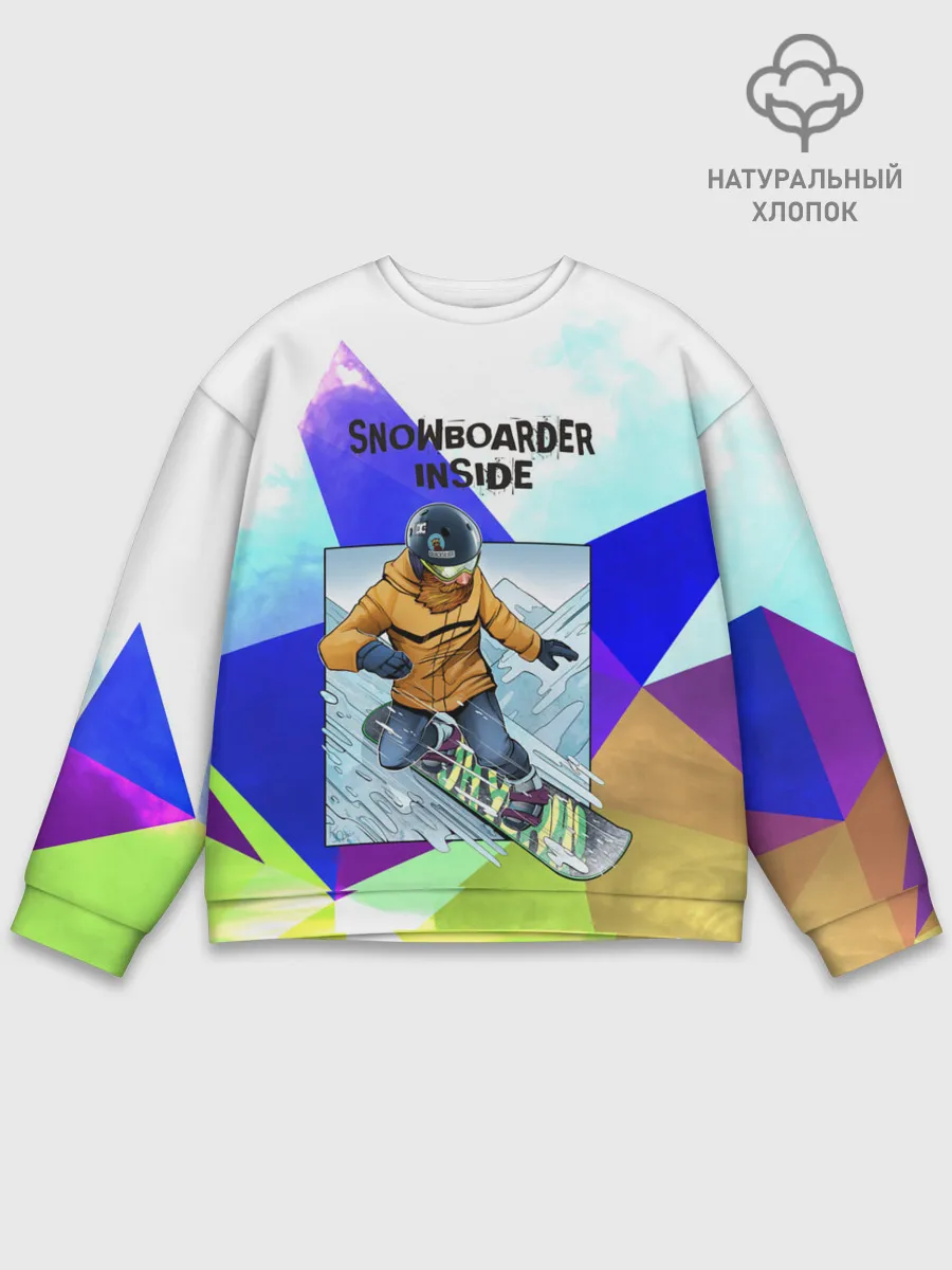 Мужской свитшот базовый / Сноуборд