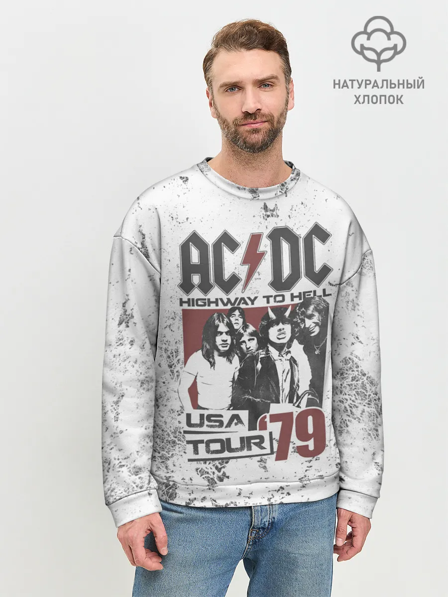 Мужской свитшот базовый / AC/DC