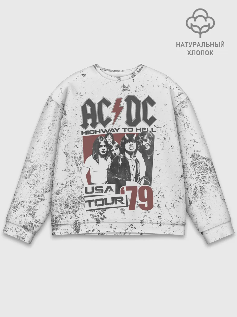 Мужской свитшот базовый / AC/DC