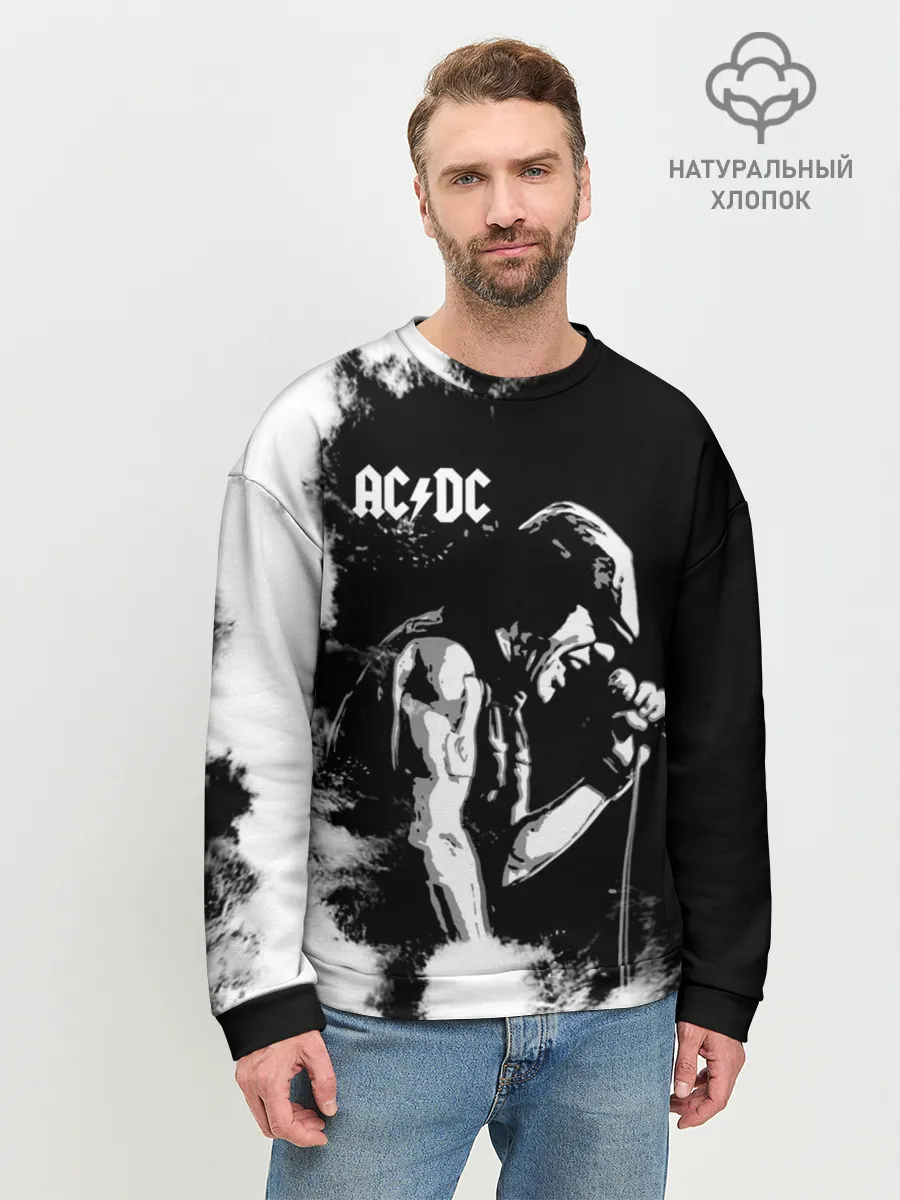 Мужской свитшот базовый / AC/DC