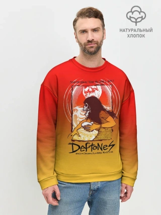 Мужской свитшот базовый / Deftones Poster