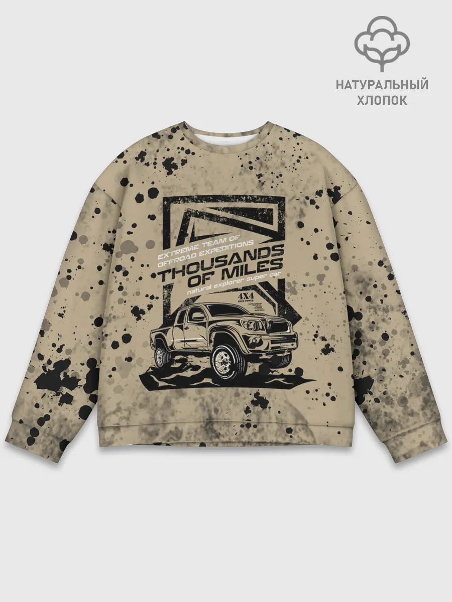 Мужской свитшот базовый / OffRoad Team | Внедорожник