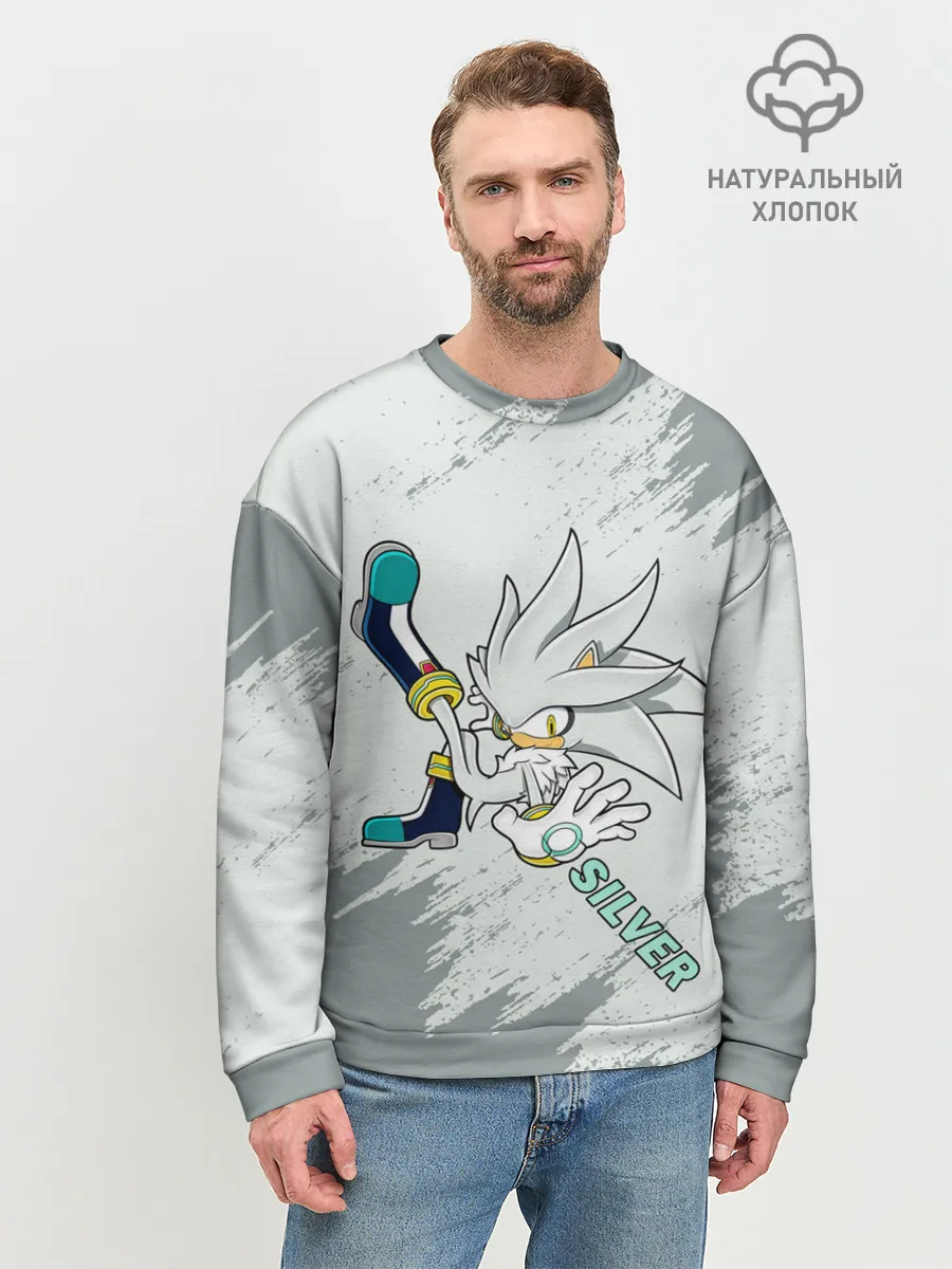 Мужской свитшот базовый / SONIC SILVER