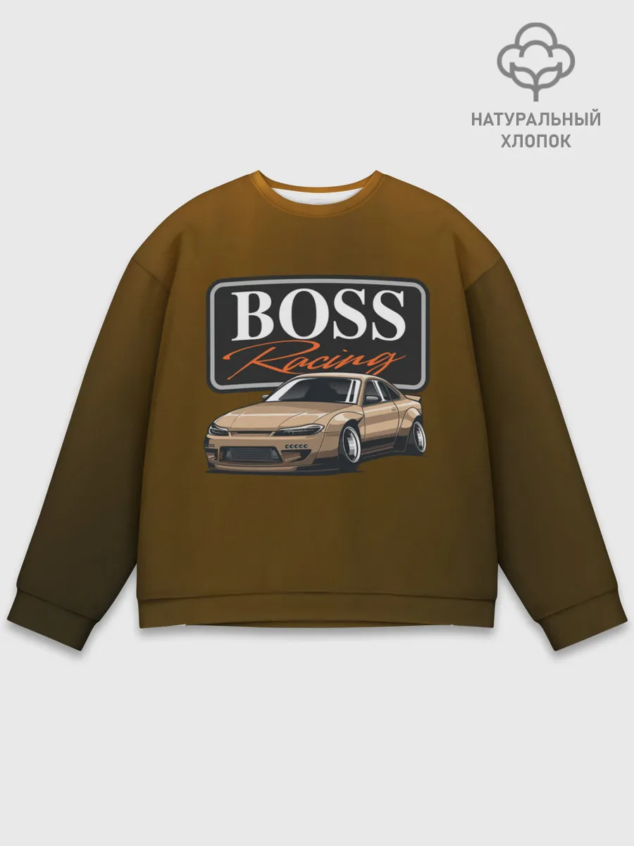 Мужской свитшот базовый / Boss Racing | BOSS JDM