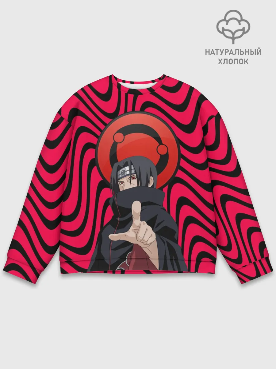 Мужской свитшот базовый / Учихе Саске