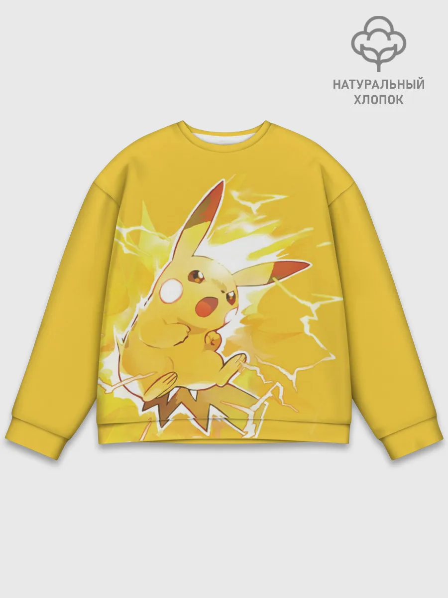 Мужской свитшот базовый / PikaPika