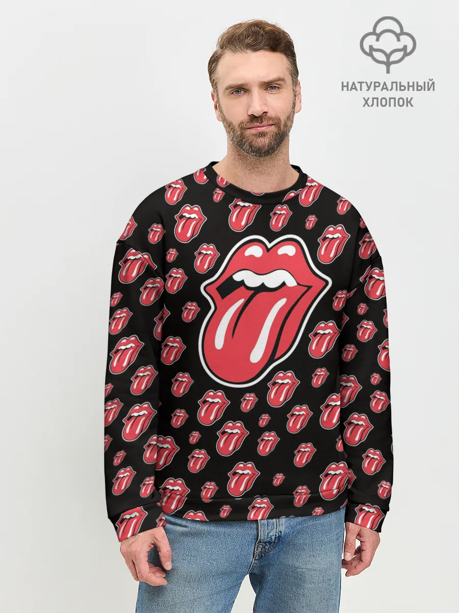 Мужской свитшот базовый / rolling stones