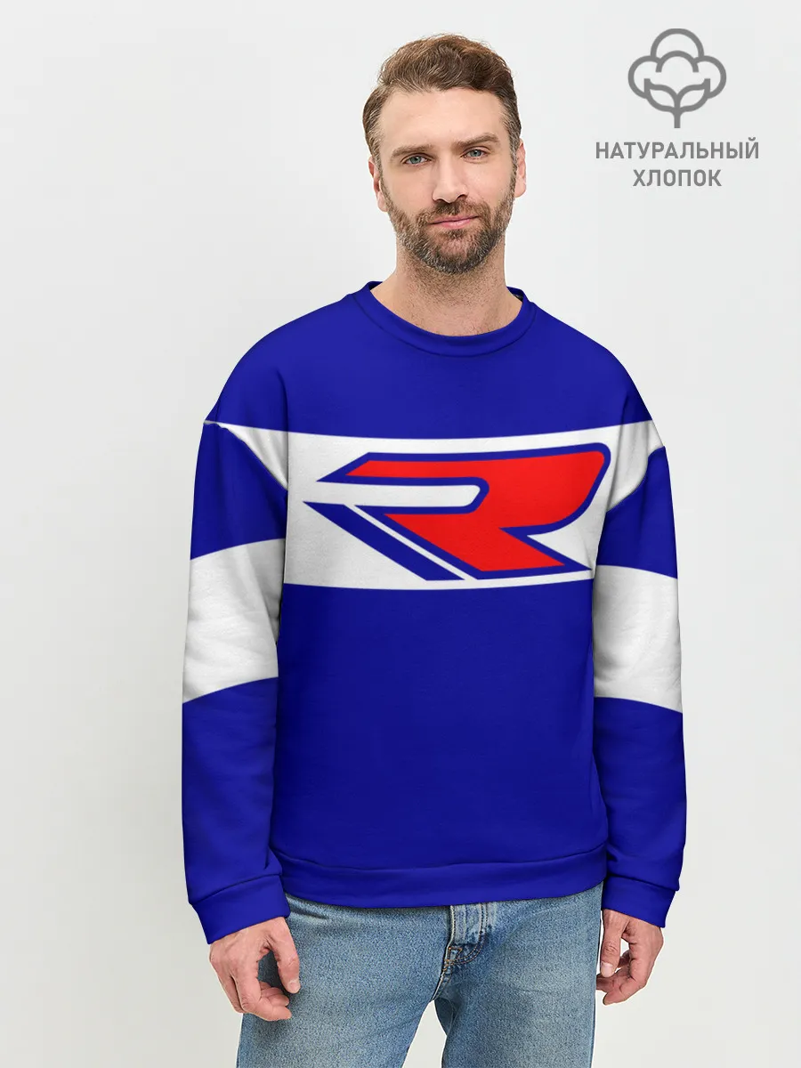 Мужской свитшот базовый / SUZUKI MOTO SPROT | СУЗУКИ МОТО СПОРТ