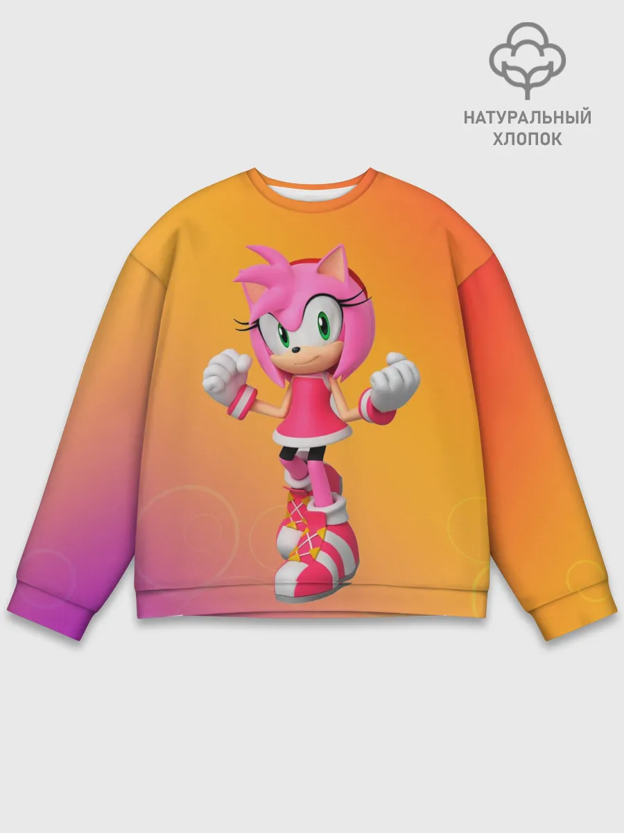Мужской свитшот базовый / Эми - Соник