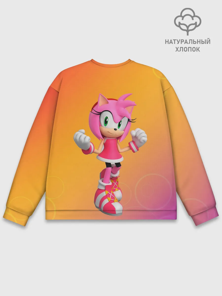 Мужской свитшот базовый / Эми - Соник