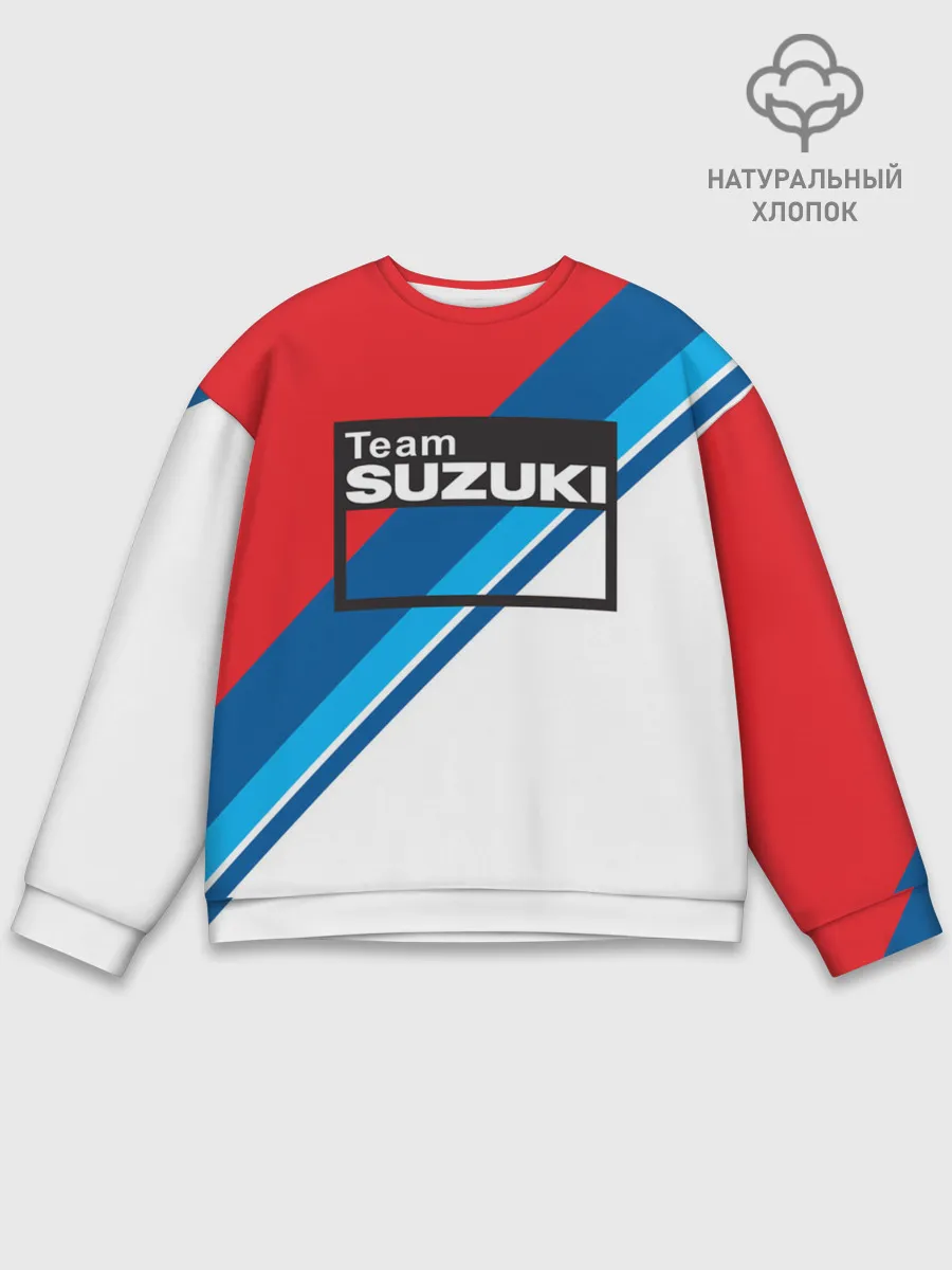 Мужской свитшот базовый / SUZUKI MOTO SPORT | СУЗУКИ МОТО СПОРТ