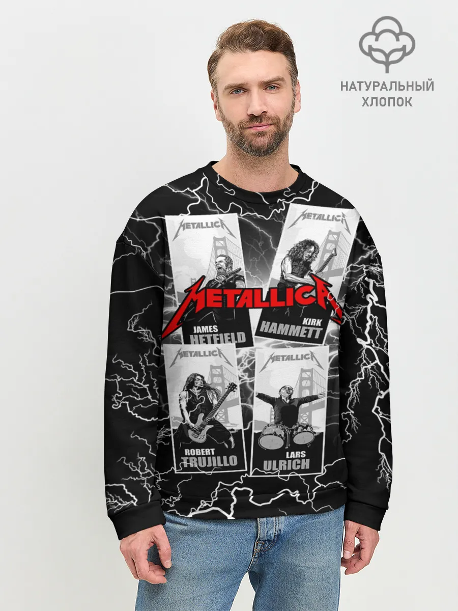 Мужской свитшот базовый / Metallica