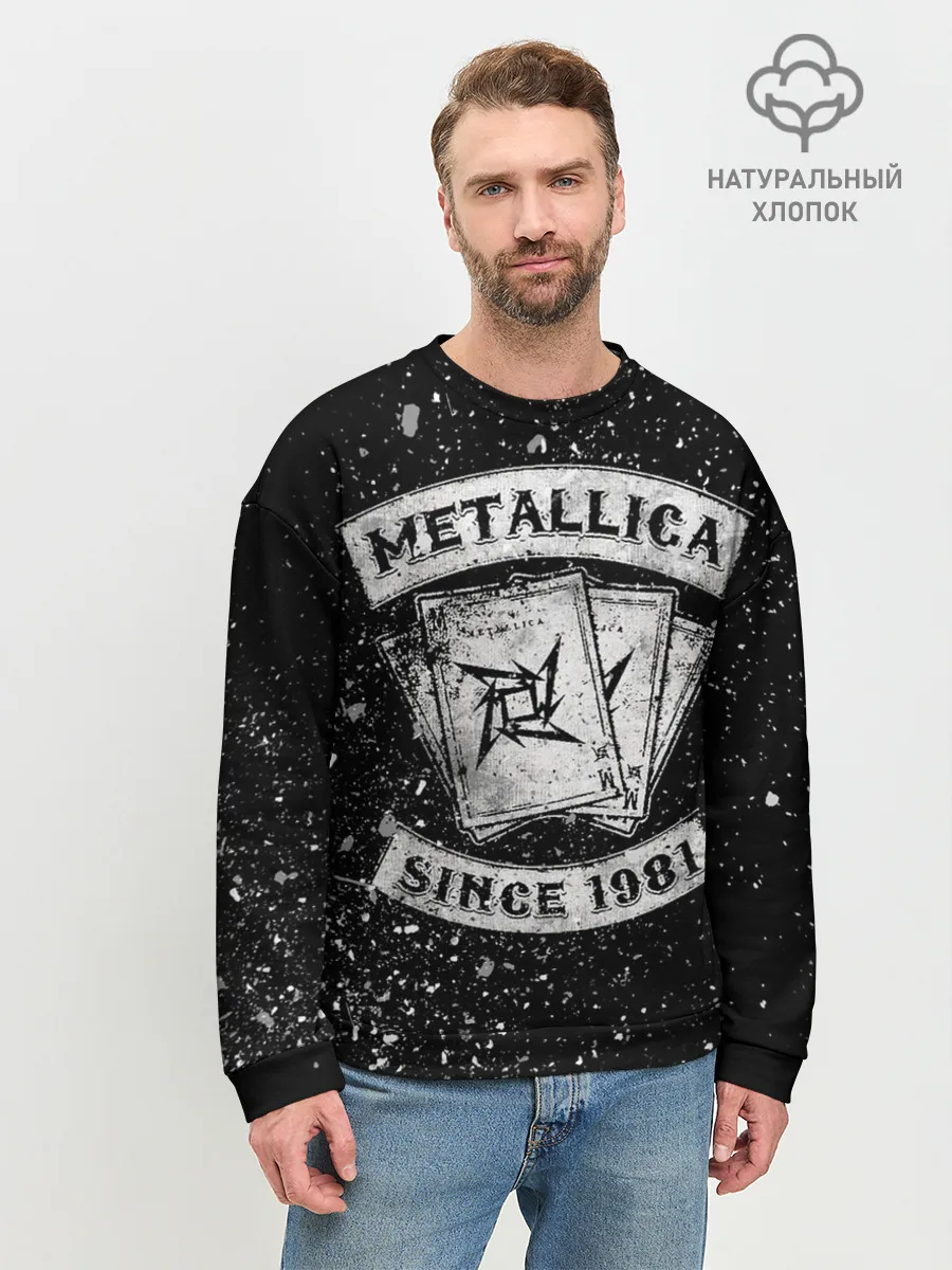 Мужской свитшот базовый / Metallica