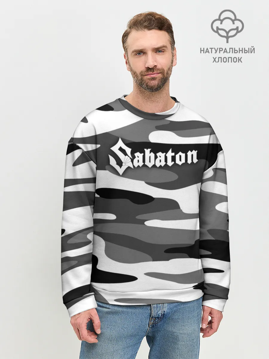 Мужской свитшот базовый / Камуфляж Sabaton
