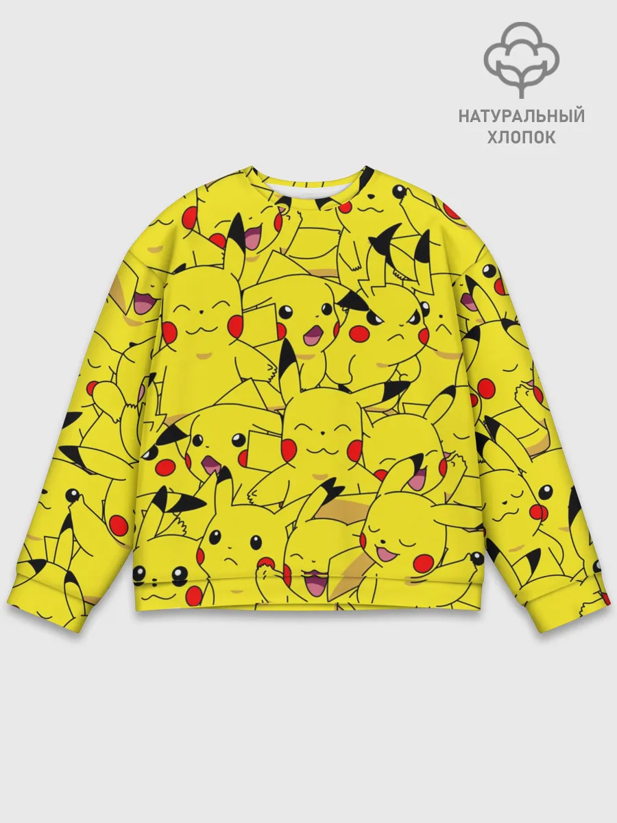 Мужской свитшот базовый / ПИКАЧУ