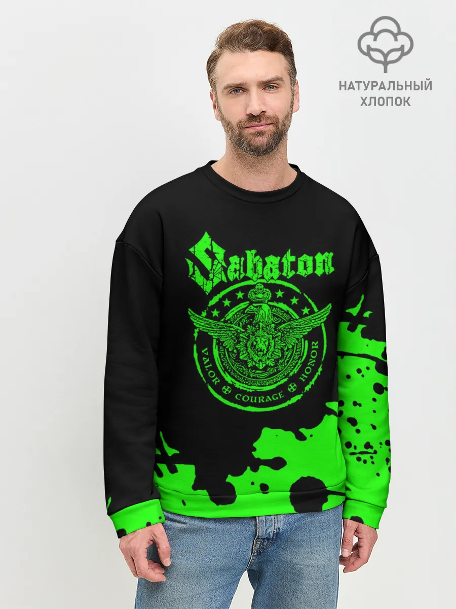 Мужской свитшот базовый / Sabaton