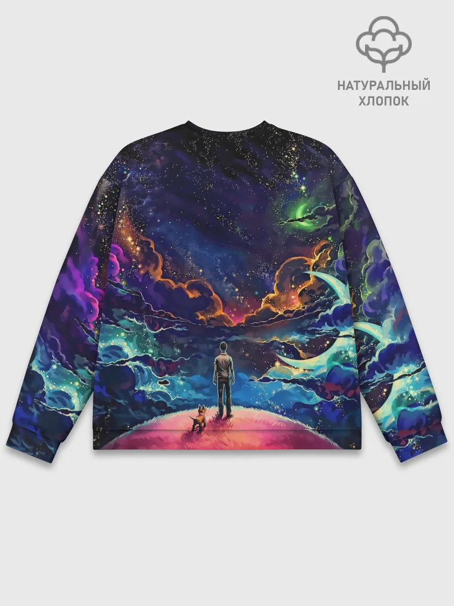 Мужской свитшот базовый / Космос