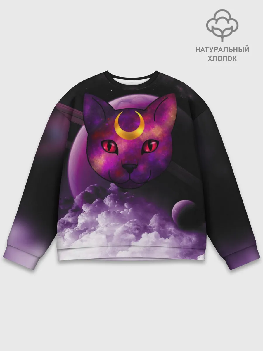 Мужской свитшот базовый / КОСМОС КИСЫ